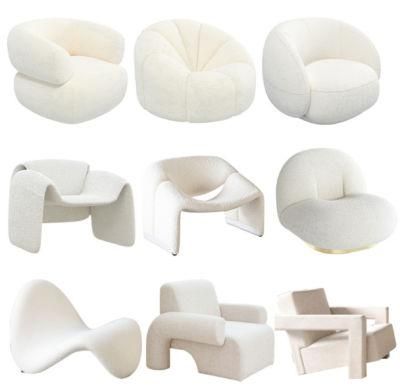 Wholesale Hot Sale Apartment Modern Lounge Leizure Sofa Chair Lazy Fabric Sofa