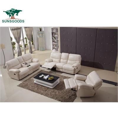 Best Selling Chesterfield Sofa Genuine Leather White Living Room Sofa