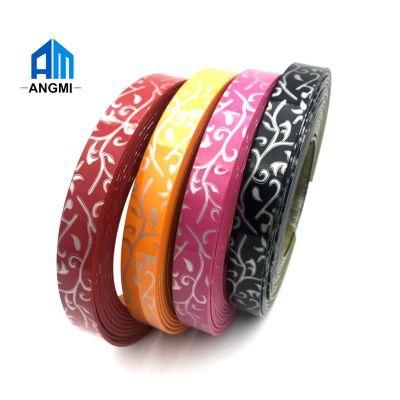 0.3mm Thickness High Glossy Special Design PVC Edge Banding Tapacanto for Furniture