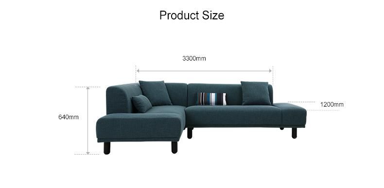 High Quality Non Inflatable New Sectional L Shape Sofa