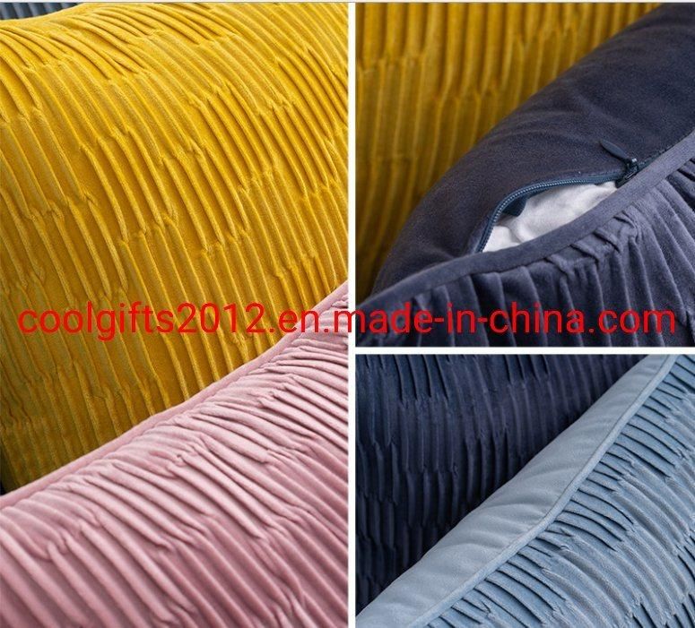 45cm*45cm Pure Color Velvet Pillow Cushion Covers Velvet Decorative Custom Throw Pillow for Sofa