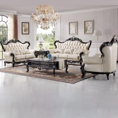 Sofa Foshan Furniture Factory Wholesale Classic Leather Sofa in Optional Couch Seats and Color