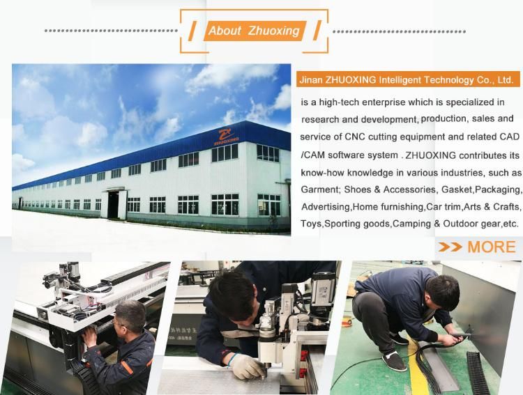 Auto Feeding CNC Round Knife Oscillating Knife Cutting Machine for Cloth, Shoe, Sofa, Car Seat