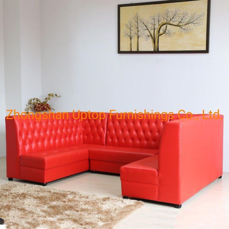 Hotel Leisure Sofa Hotel Furniture Modern Furniture European Sofa Booth Cafe Booth Waiting Booths Bar Club Sofa (SP-KS391)