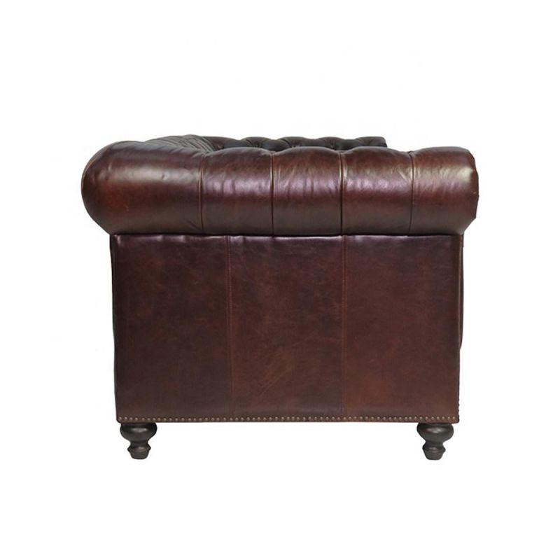 Luxury High-End Customize Furniture European Italian Sofa Geniun Leather Sofa