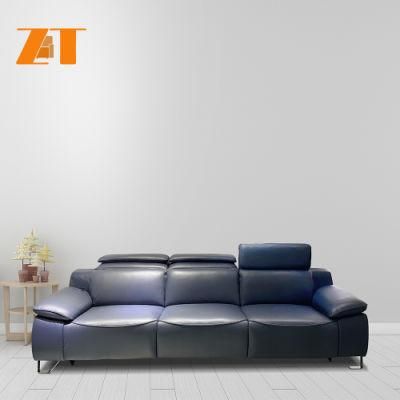 Living Room Modern Italian Style Furniture Electric Pure Genuine Leather Folding Sofa Bed Recliner Sofa with USB