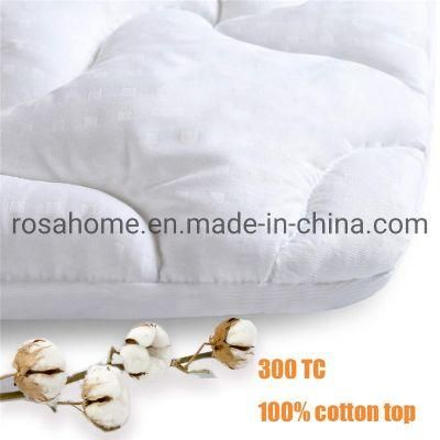 Wholesale Cotton Fluffy Quilted Bed Sofa Fitted Pocket Mattress Protector