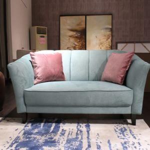 Green Two Seat Fabric Sofa for Home