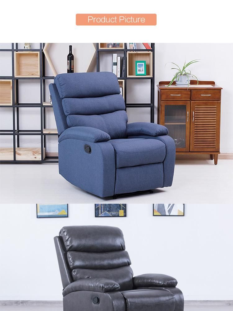 Leisure One Seat Living Room Manual Function Recliner Chair Sofa