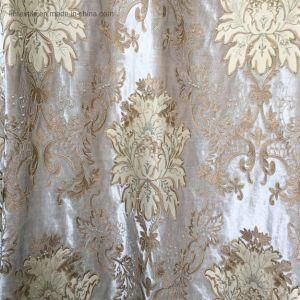 Embroidered Velvet Fabric for Sofa &amp; Curtain