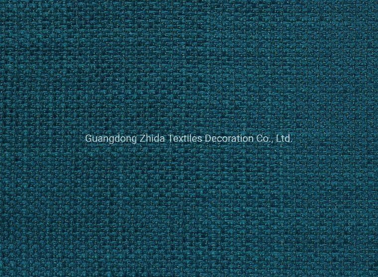 Home Textile Plain Dyed Cotton Linen Style Sofa Furniture Fabric