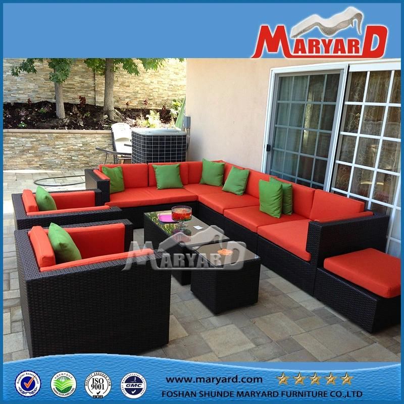 Garden Outdoor Furniture Rattan Sofa Cover Modern Home Hotel Terrace Bedroom Leisure Combination Sofa