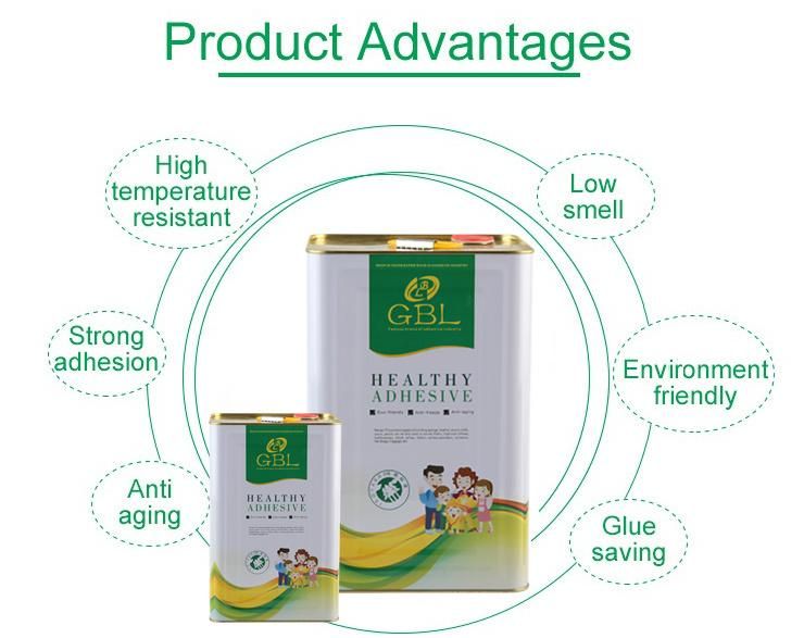 China Supplier Strong Viscosity for Sofa and Furniture Sponge Mattress Waterproof Spray Green Adhesive Fast Bonding Waterproof Contact Adhesive