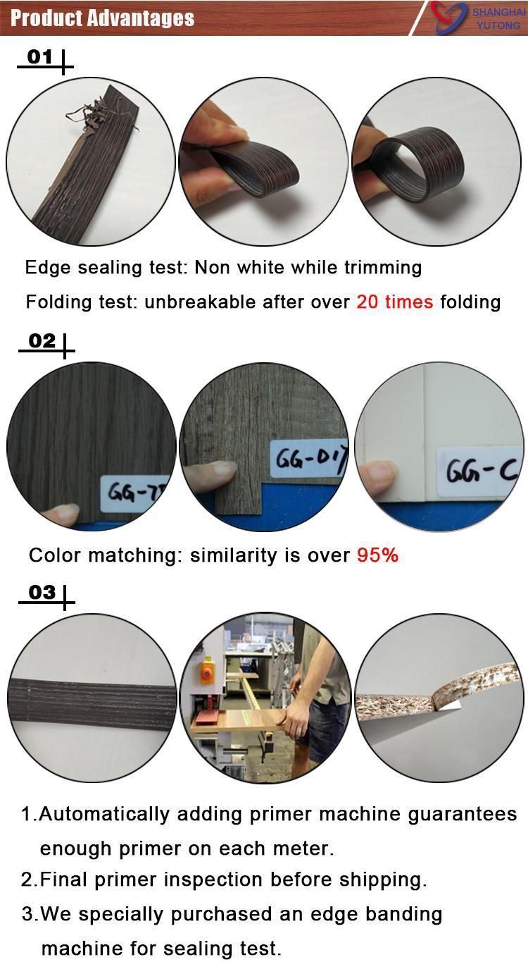 Hot Sales PVC Edge Banding Tape for Modern Furniture