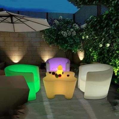 Glowing Furniture Set LED Table and Sofa