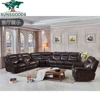 7 Seater Recliner Sofa, Reclining Sofa Set 7 Seater, Lift Sofa Leather Recliner Living Room Corner Modern Sofa