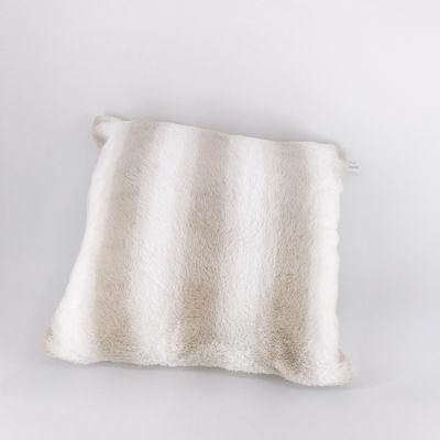 New Fashion Design Luxury Bunny Fur Fleece Sofa Cushion