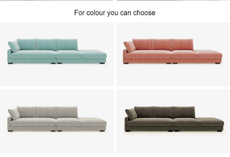 Modern Fabric Modular Sectional Setings Set Sofa