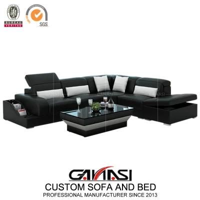China Manufacture Top Quality Living Room Corner Sofa for House Use (G8008D)