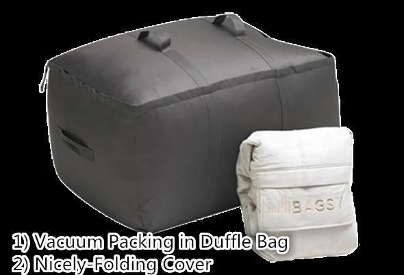 Giant Foam Bean Bag 5FT Faux Fur Bean Bag Large Foam Filled