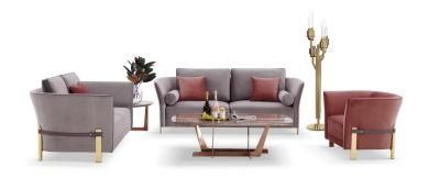New Model Upholstery Velvet Sectional Sofa Set Design Italian Style Luxury Modern Living Room Set Home Furniture Sofa