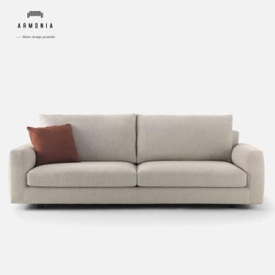Hot Sale Sponge with Armrest Corner Furniture Recliner Fabric Sofa