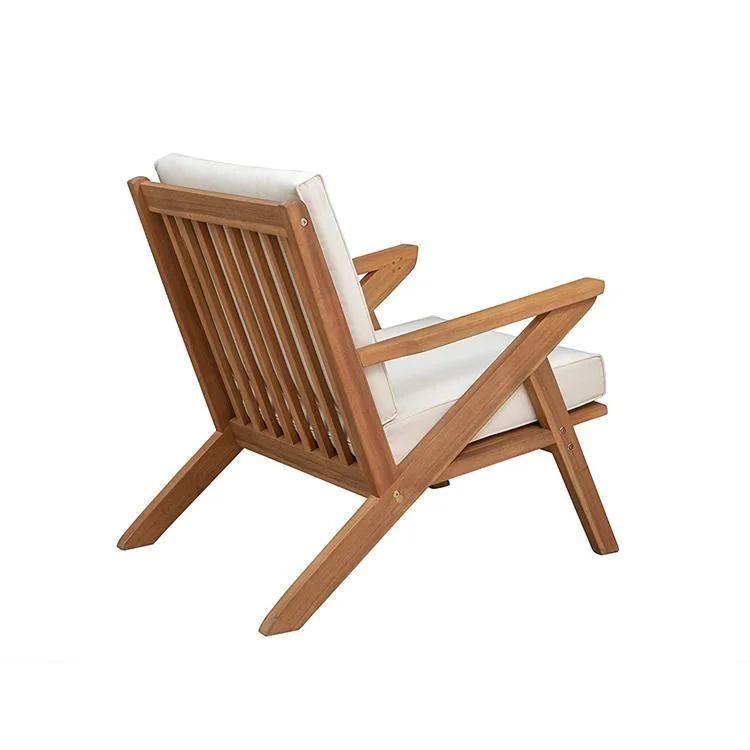 Factory Competitive Price Elegant Sofa Chairs Outdoor Furniture Wooden Chair
