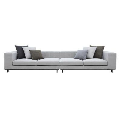 Modern Style Sofa Hotel Living Room Home Furniture Velvet Fabric Sofa