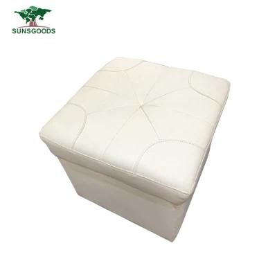 High Quality Puff Leather Ottoman with Different Colour