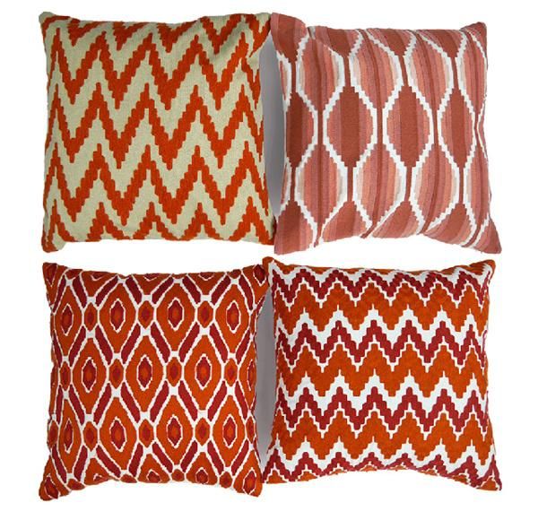 Embroidery Velvet Cushions Home Sofa Pillows Decorative Cushions