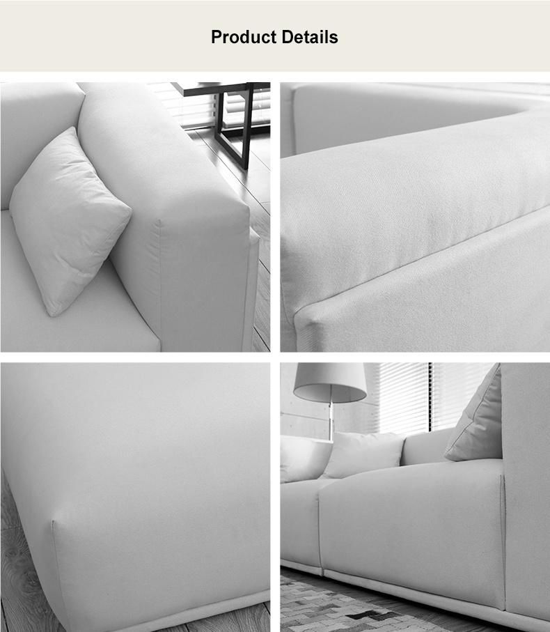 High Back Fabric Sectional Setings Modern Furniture Set Home Recliner Sofa