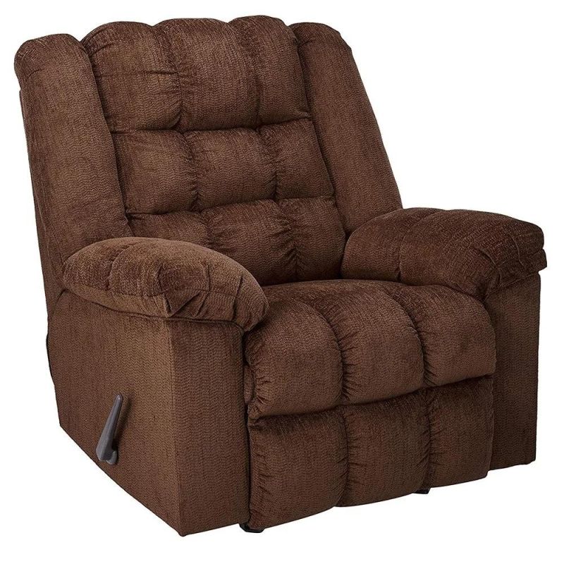 Modern High Destiny Sponge Velvet Chesterfield Recliner Fabric Sofa for Living Room Furniture