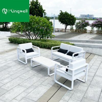 Durable Outdoor Furniture Aluminum Sofa Simple Garden Sets for Wholesale