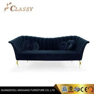 New style Velvet Sofa with Stainless Steel Base