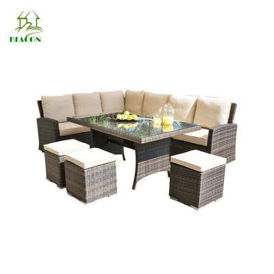 Morden Outdoor Garden Furniture Patio Furniture Sets Rattan Wicker Sofa Furniture Set