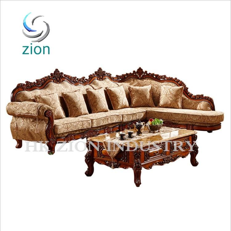 Luxury Lounge Living Room Furniture Sofa Fabric Upholstery Modernos Lounge Chair Sofa European Style Leisure Corner Sofa