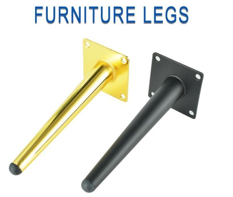 Metal Tapered Sofa Cupboard Cabinet Furniture Leg Feet