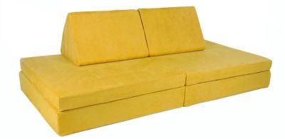 Velvet Sponge Soft Baby Play Bed Children Play Baby Couch Mini Kids Sofa