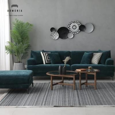 Wood Sponge Home Furniture Set Living Room Recliner Sofa with Good Price