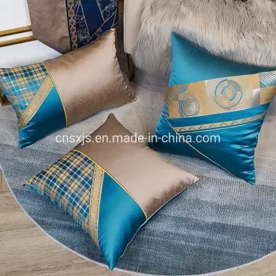 Color Matching Cushion Pillow Living Room Sofa Waist Pillow Light Luxury
