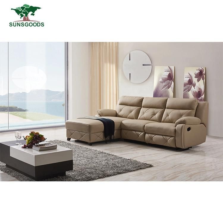 Modern Wholesale Furniture Classic Design Furniture Recliner China Genuine Leather Sofa