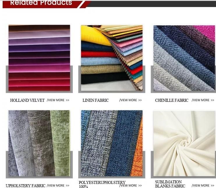 Wholesale 100% Polyester Colorful Customized Chenille Sofa Fabric Upholstery Sofa Fabric High Quality Newest Fabric Used for Sofa