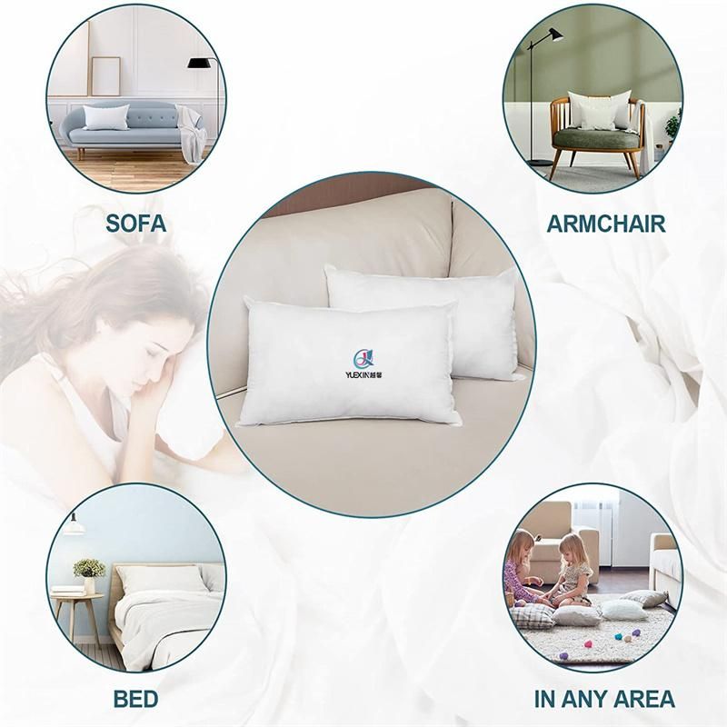 Throw Pillow Inserts White Stuffer for Sleeping Bed Couch Sofa