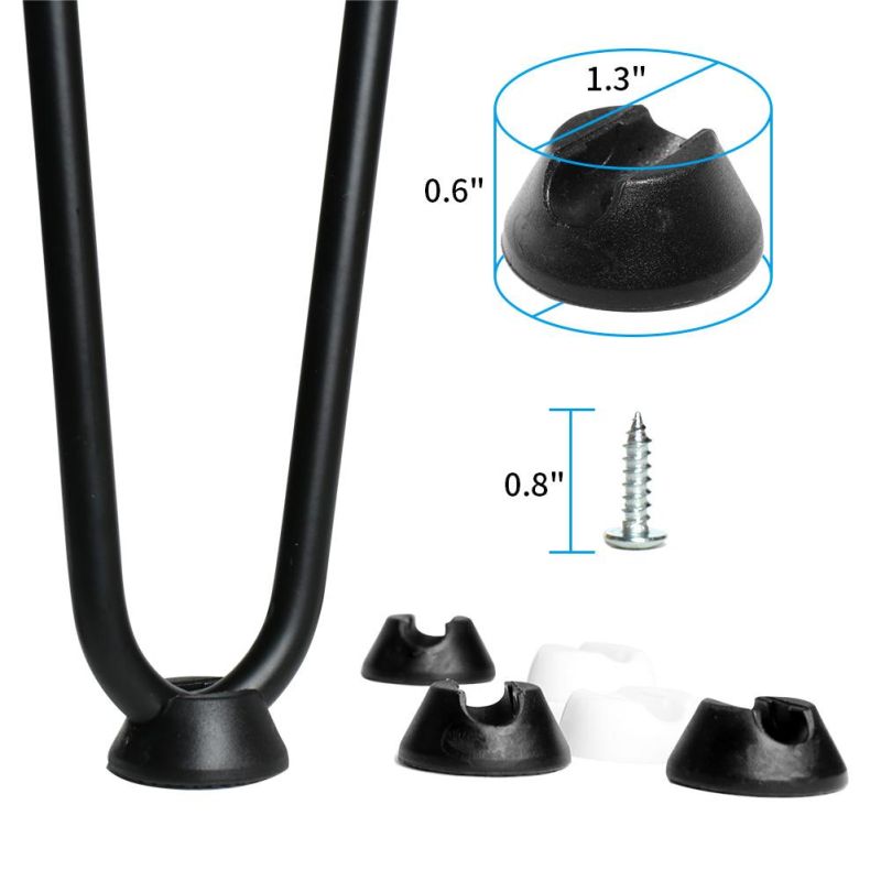 Modern Dining Hairpin Table Metal Bench Leg