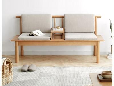 Upholstered Living Room Linen Sofa Wholesale Cheap Set Furniture Solid Wood Sofa