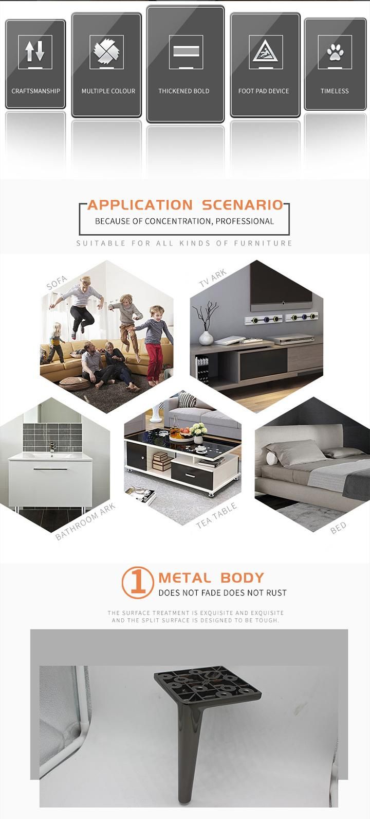 Golden Sofa Metal Feet From Manufacturer with Good Price
