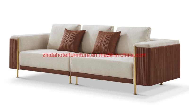 Zhida Modern Hotel Restaurant Furniture Living Room Luxury Leisure Sofa