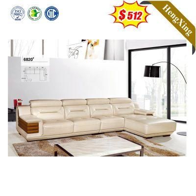Factory Wholesale L Shape Italy Leather Home Furniture Sectional Living Room Sofa
