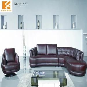 Foshan Newland Furniture ,Leather Living Room Sofa (NL-H186)