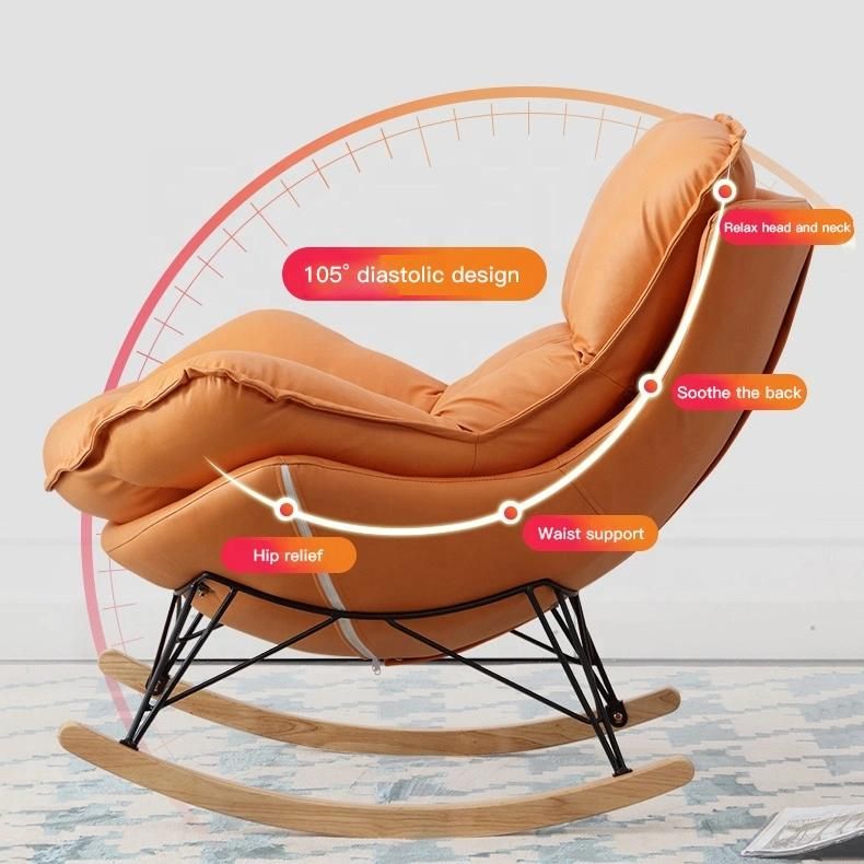 Wholesale Indoor Rocking Chair Living Room Lazy Sofa Chair New Style